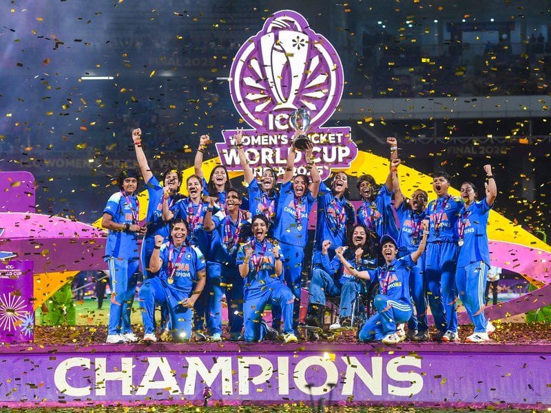 Virat Kohli's Instagram post congratulating India's women's cricket team after their historic Women's World Cup 2025 victory, emphasizing pride and generational inspiration.