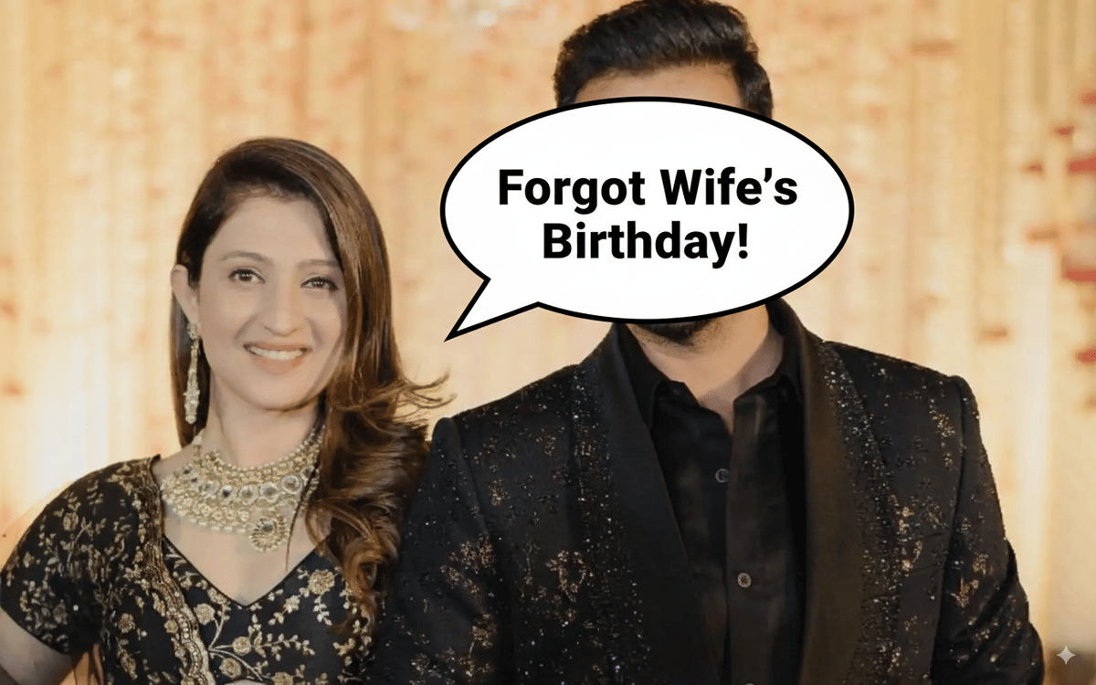 “Forgot My Wife’s Birthday”: What Finally Solved This Star Indian Cricketer Love Life Deepak Chahar's Wife and his wife posing during a function