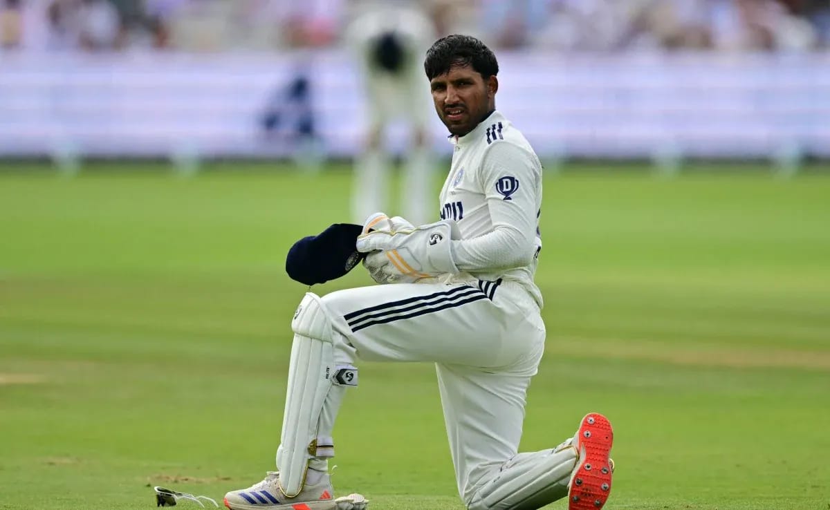 Dhruv Jurel On Test Life: Team First, Simple Process, One Match At A Time Dhruv Jurel during a match against England where he played as a wicketkeeper.
