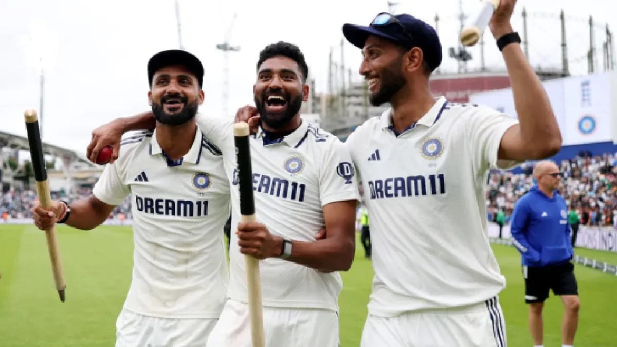 Dream11 Ends ₹358-Crore Jersey Deal After Online Gaming Ban Hits Real-Money Fantasy Dream11 logo on Team India jersey during a 2025 Test match