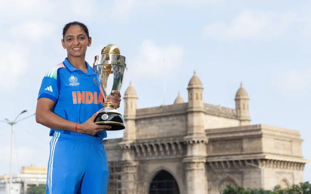 Harmanpreet Kaur, India's Women's World Cup 2025 winning captain, signing endorsement deal with Omaxe Ltd within 24 hours of historic victory, representing commercial breakthrough for women's cricket.