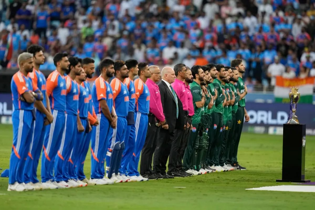 Asia Cup handshake row: ICC rejects Pakistan’s bid to remove referee Andy Pycroft Indian and Pakistani team lined up for thier national anthem before the match in Asia Cup 2025