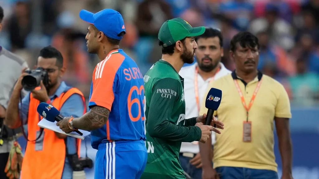 India–Pakistan handshake row timeline: from no handshake to boycott threat and ICC protest Captains walk past each other after India vs Pakistan in Dubai as the handshake row begins, leading to a complaint, a delayed match, and an ICC protocol warning.
