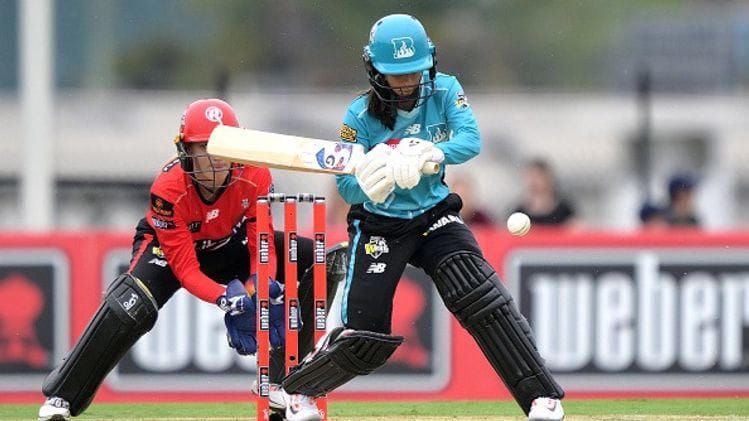 Jemimah Rodrigues batting for Brisbane Heat in WBBL 2025 season opener just days after helping India win Women's World Cup 2025