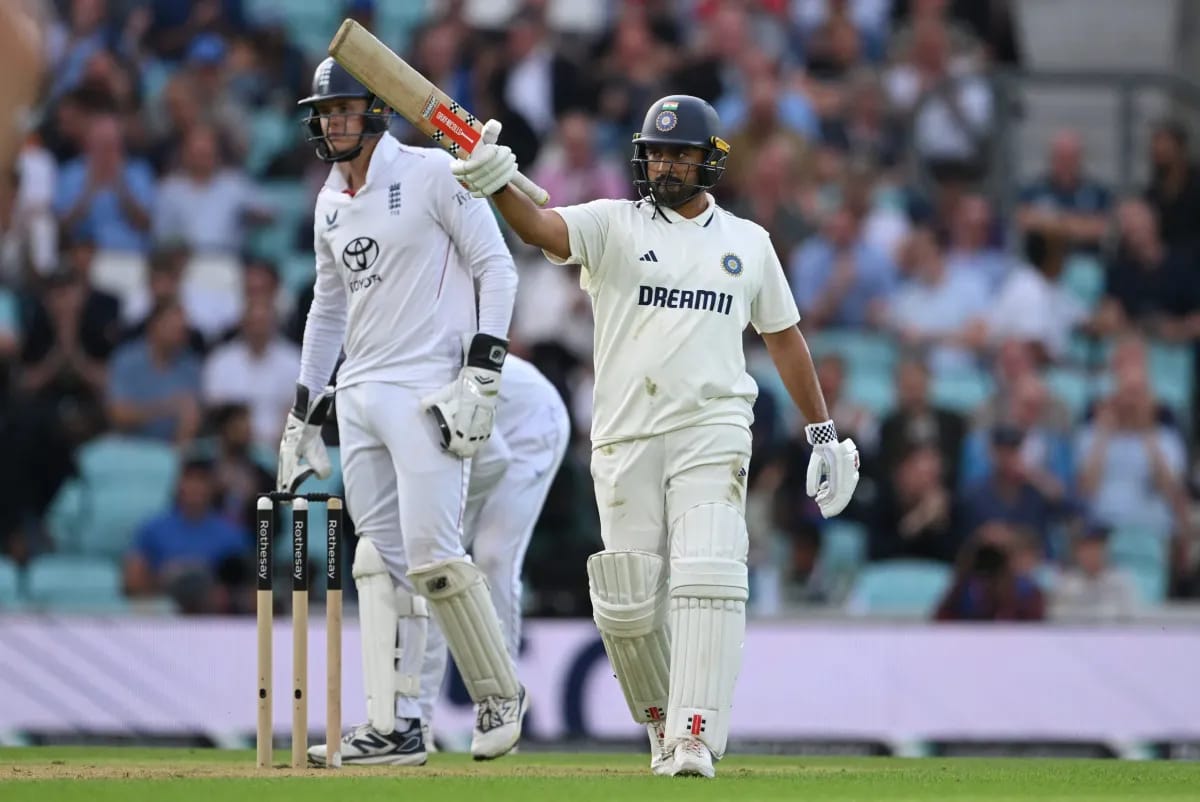 Karun Nair batting during Ranji Trophy after being excluded from India Test squad, with Ajinkya Rahane questioning the BCCI's rapid exclusion decision.