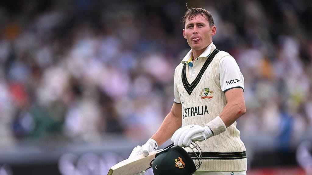 Marnus Labuschagne going back to dressing room after playing a big knock for Australia