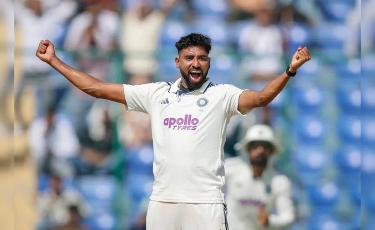 Mohammed Siraj celebrating wicket after following Jasprit Bumrah's advice to attack stumps during India vs South Africa first Test Eden Gardens 2025