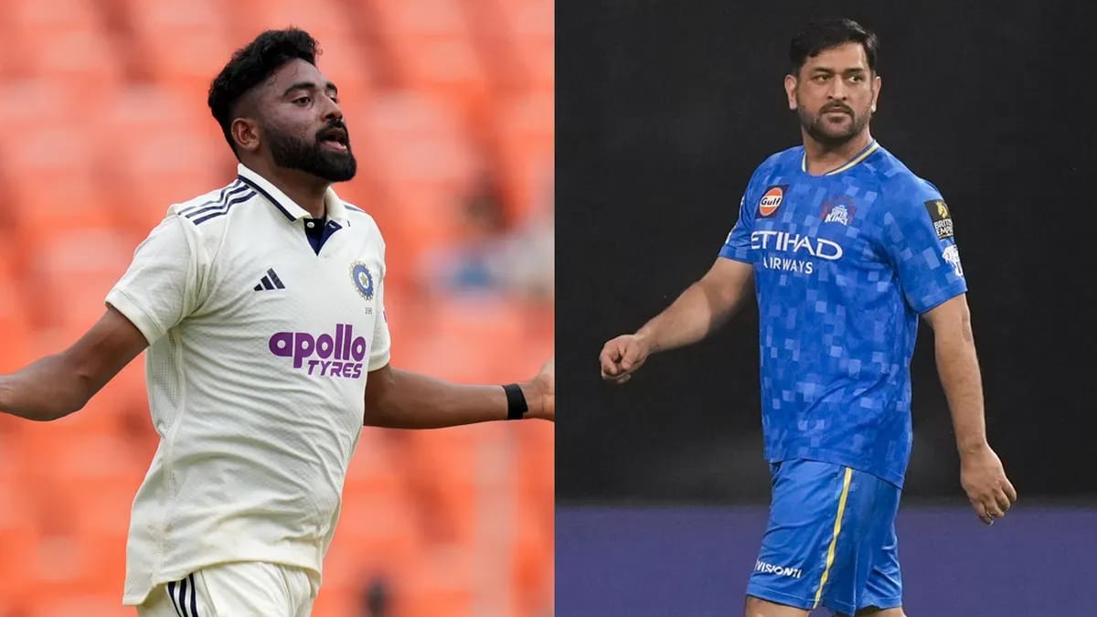 India fast bowler Mohammed Siraj during a match, who revealed painful troll messages including "jaao auto chalao" targeting his late father's auto rickshaw driving profession, sharing how he learned to focus only on family and teammates' opinions.