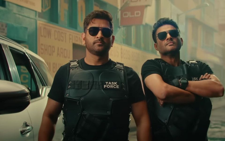 Captain Cool, On A New Mission? Dhoni’s Teaser With R Madhavan Sparks Big-Screen Buzz MS Dhoni along with his co actor in security officer in an teaser of his upcoming movie Chase.