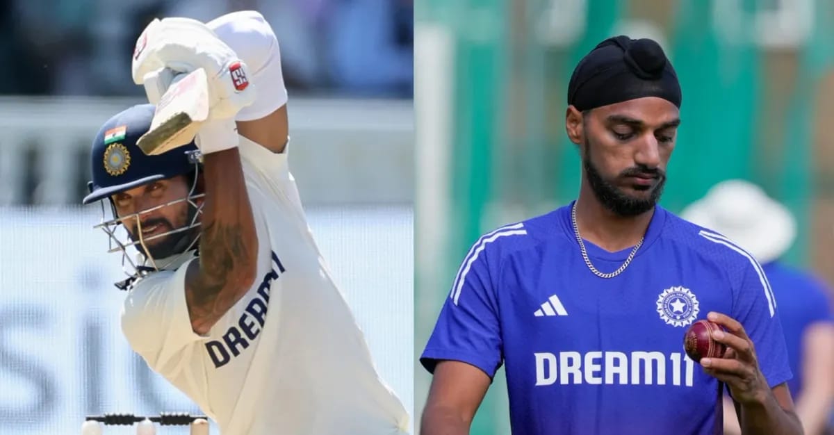 India Hit by Double Blow Ahead of Fourth Test: Arshdeep Out, Nitish Reddy Flies Home Nitish Reddy playing shot during batting while Arshdeep Singh practising during net session.