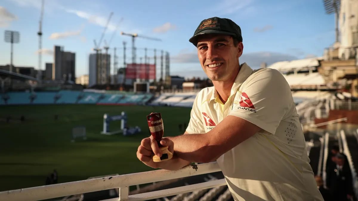 Pat Cummins on Ashes 2025: Hopeful For All Five Tests, But It’s “Wait and See” Pat Cummins with Ashes trophy after winning the Ashes in England