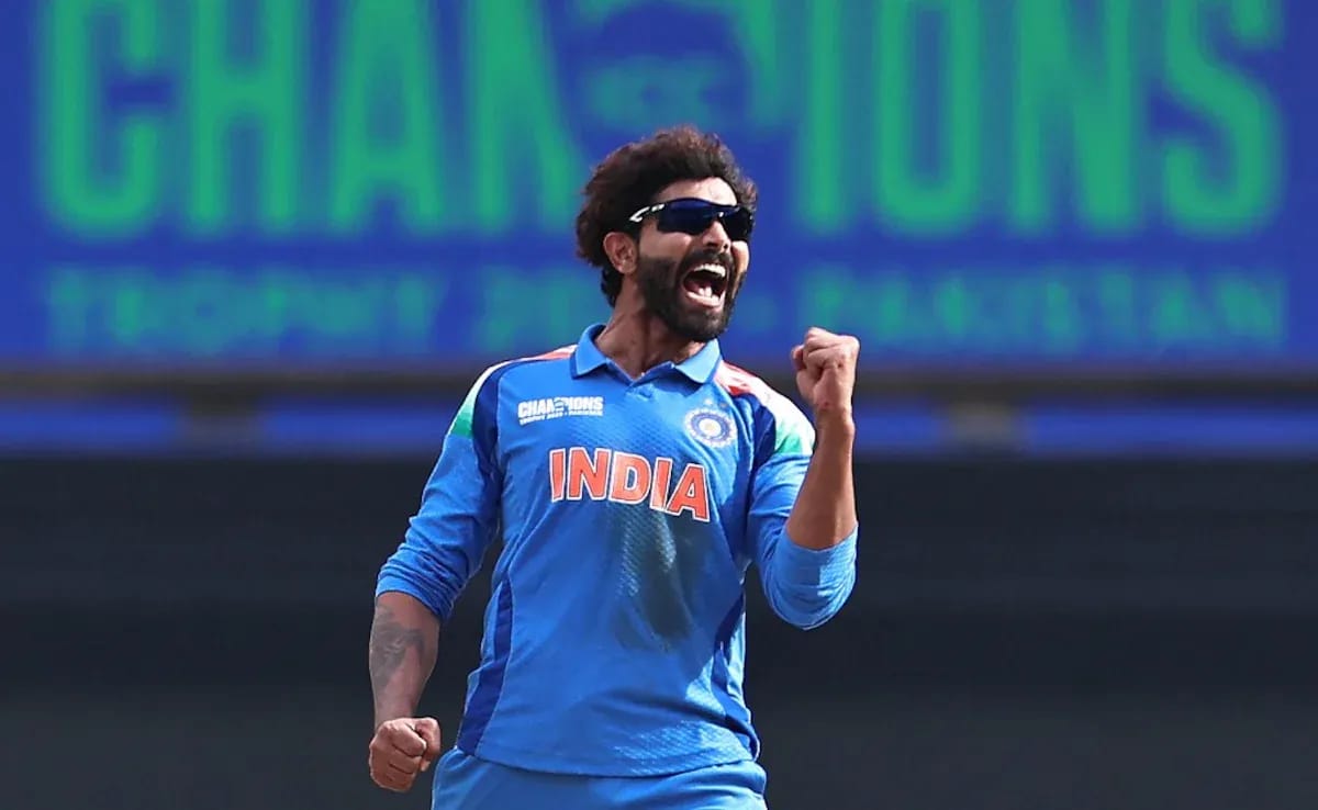 Ravindra Jadeja celebrating after taking a wicket earlier before being surprisingly excluded from India's ODI squad for Australia tour, as BCCI chief selector Ajit Agarkar explains strategic reasoning behind the decision.