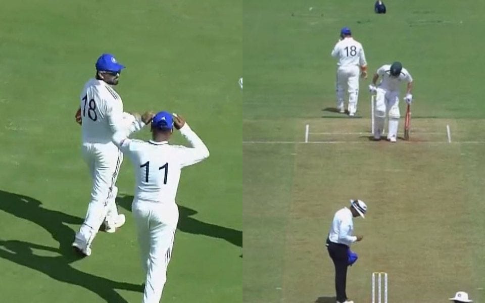 Rishabh Pant wearing Virat Kohli's iconic No. 18 jersey during the India A vs South Africa A unofficial Test match at BCCI Centre of Excellence in Bengaluru on his return from injury.