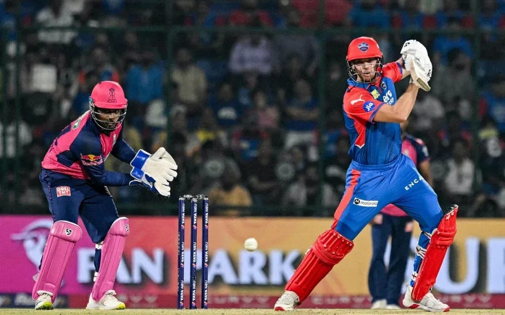 Sanju Samson in Rajasthan Royals jersey as his trade to Delhi Capitals collapsed over Sameer Rizvi demand pushing him toward Chennai Super Kings deal