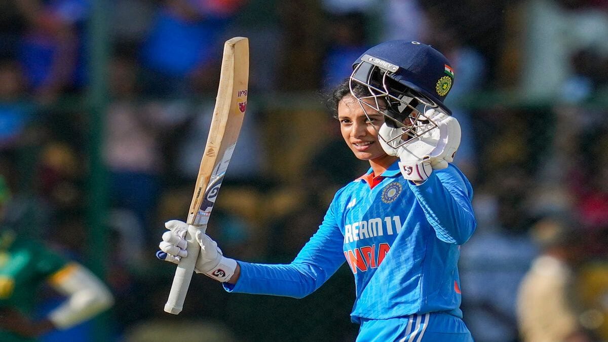 Smriti Mandhana Retains Top Spot in ICC Women's ODI Batting Rankings Despite World Cup Struggles Smriti Mandhana celebrating after century, now in Women's World Cup 2025 she maintains top position in ICC ODI batting rankings with 791 points despite low scores of 8 and 23 in opening matches, staying 60 points ahead of England's Nat Sciver-Brunt.