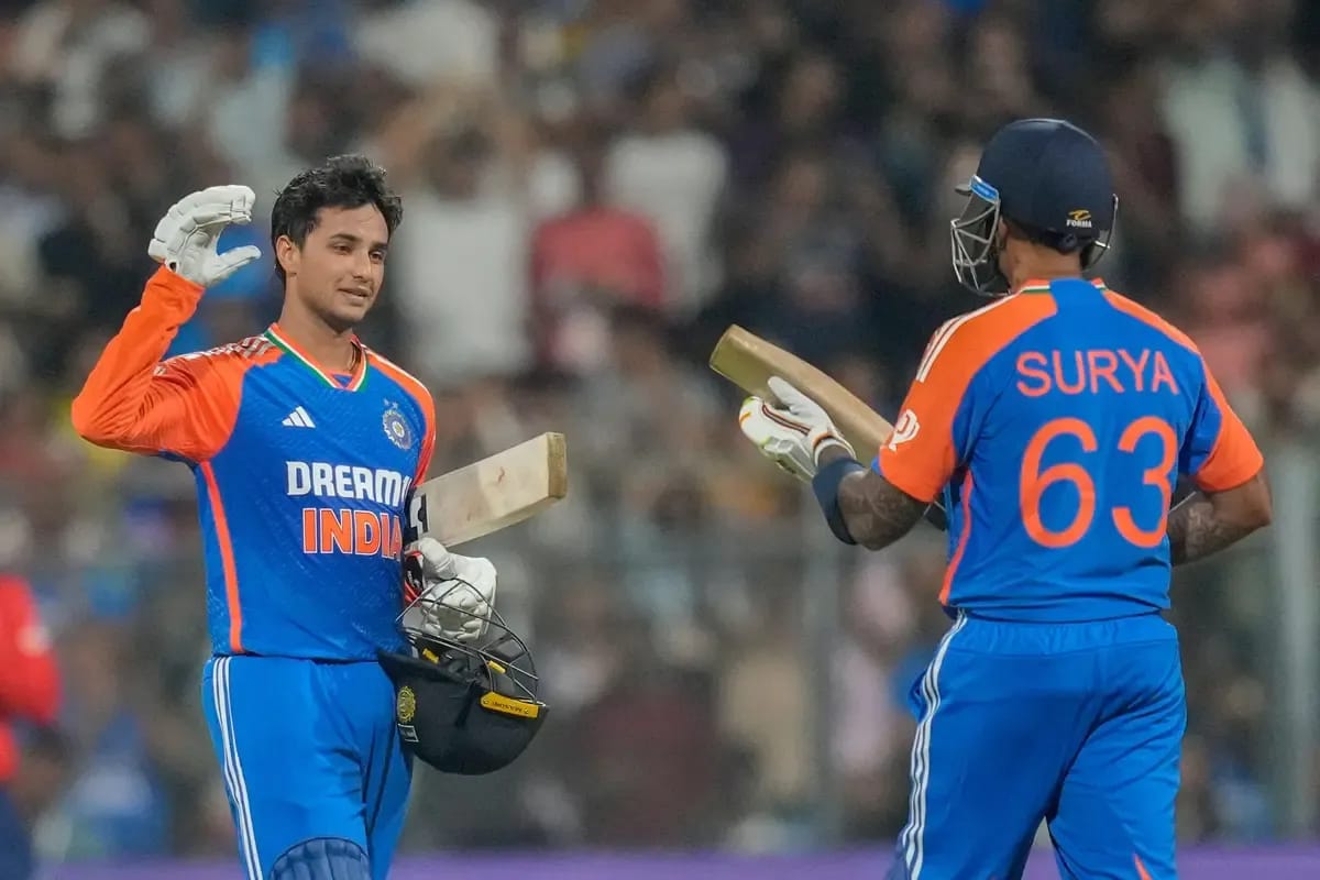 Suryakumar Yadav walking off after dismissal as Abhishek Sharma and Shubman Gill look on following India’s batting collapse in the 2nd T20I vs South Africa in Mullanpur
***