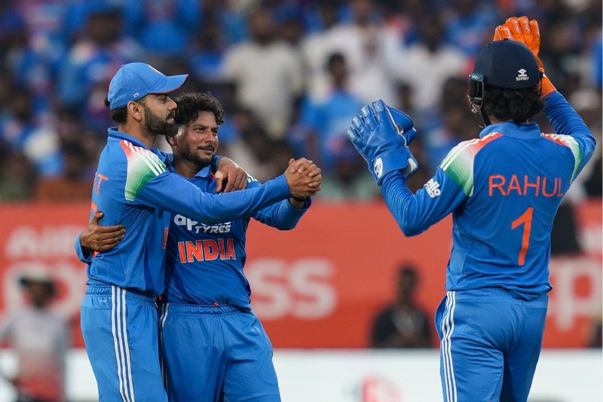 Viral: Virat Kohli's Funny Dance With Kuldeep Yadav After Wicket In IND vs SA 3rd ODI Virat Kohli dances with Kuldeep Yadav celebrating wicket during India vs South Africa 3rd ODI Visakhapatnam series decider