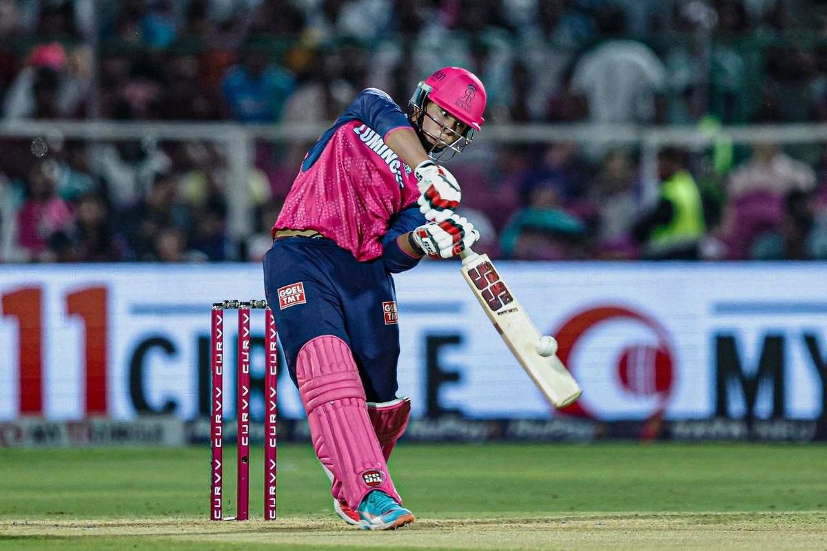 Vaibhav Sooryavanshi celebrates his 78 off 26 balls for Rajasthan Royals against Royal Challengers Bengaluru in IPL 2026 Match 16 at Barsapara Stadium Guwahati